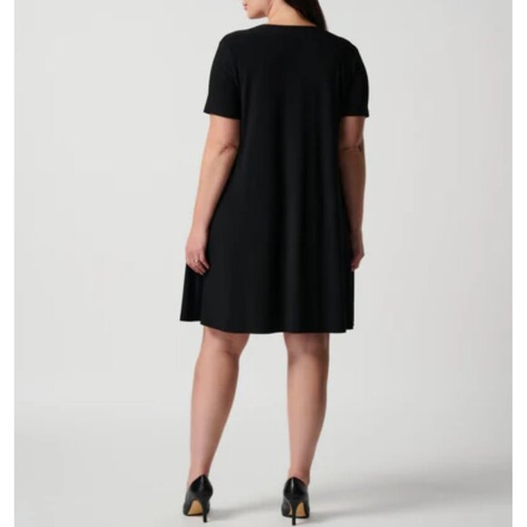 Joseph Ribkoff Classic Black Stretch Dress 16 - Picture 3 of 7